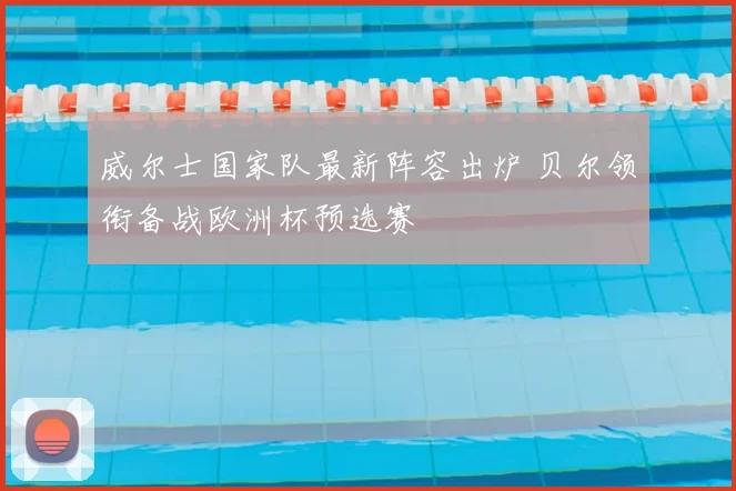 威尔士国家队最新阵容出炉 贝尔领衔备战欧洲杯预选赛